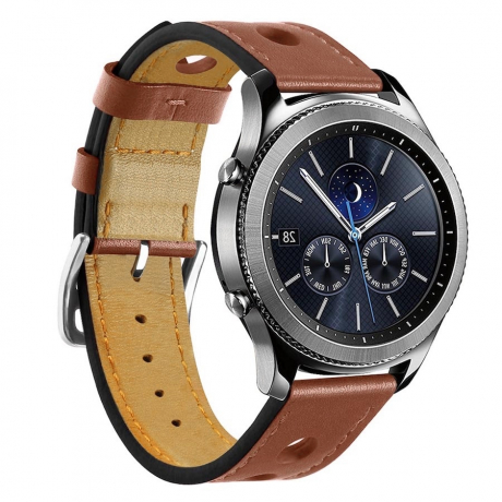 BStrap Leather Italy řemínek na Samsung Galaxy Watch 3 45mm, rose (SSG009C0301)