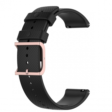 BStrap Silicone Rain remienok na Samsung Galaxy Watch 42mm, black (SSG014C0102)