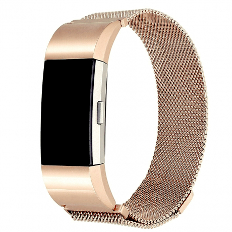 BStrap Milanese (Small) remienok na Fitbit Charge 2, rose gold (SFI001C07)