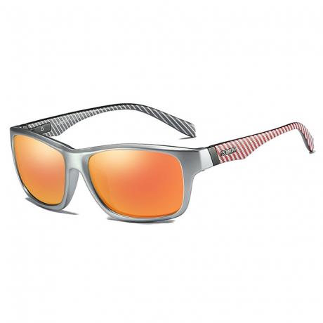 DUBERY Revere 8 sluneční brýle, Silver / Orange (GDB011C08)