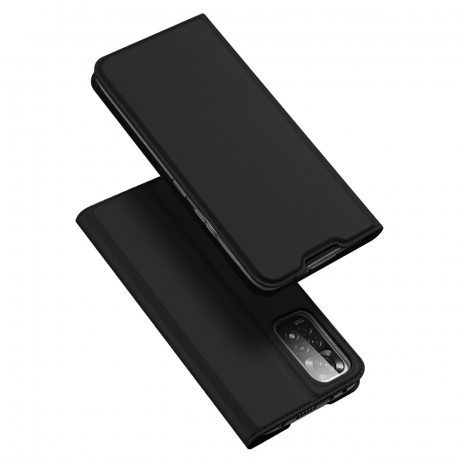 Dux Ducis Skin Pro knižkové kožené puzdro na Xiaomi Redmi Note 11 Pro 4G/5G, čierne