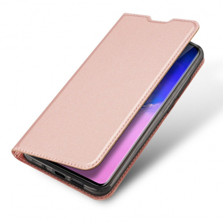DUX DUCIS Skin Pro knižkové kožené púzdro na Samsung Galaxy S20 Ultra, ružové