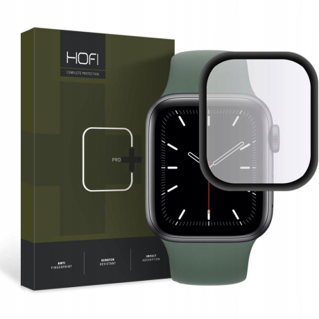 HOFI Hybrid ochranné sklo na Apple Watch 4 / 5 / 6 / SE (40mm), čierne