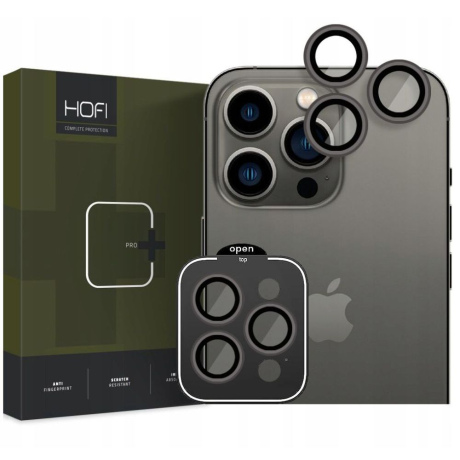 HOFI Camring ochranné sklo na kameru na iPhone 15 Pro / 15 Pro Max, černé