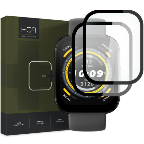 HOFI Hybrid 2x ochranné sklo na Amazfit Bip 5, černé