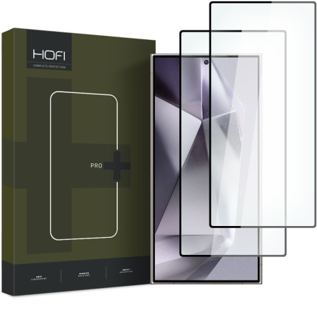 HOFI Glass Pro Full Screen 2x ochranné sklo na Samsung Galaxy S24 Ultra, černé