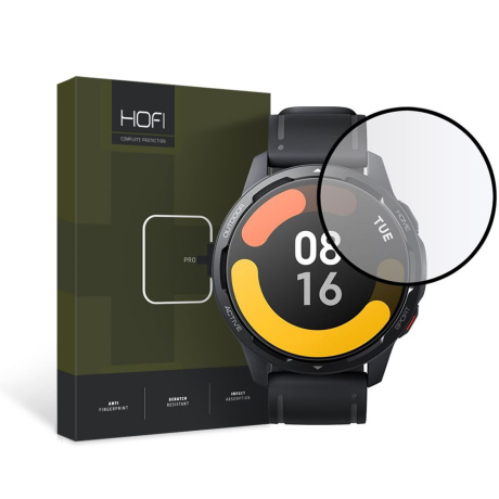 HOFI Hybrid ochranné sklo na Xiaomi Watch S1 Active, černé