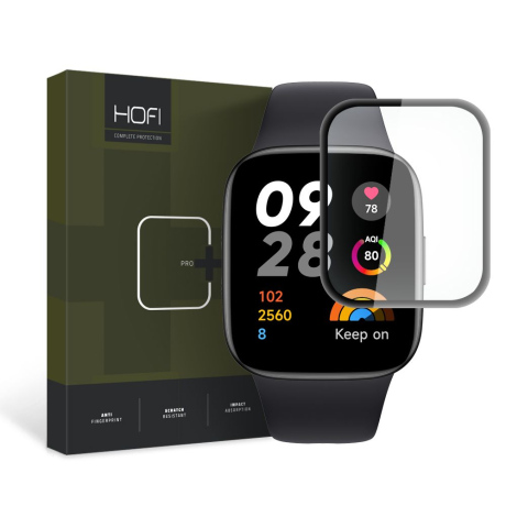 HOFI Hybrid ochranné sklo na Xiaomi Redmi Watch 3, černé
