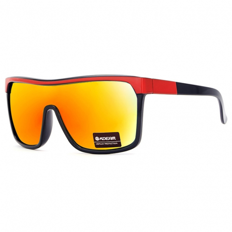 KDEAM Scottmc 2 sluneční brýle, Black & Red / Orange (GKD009C02)