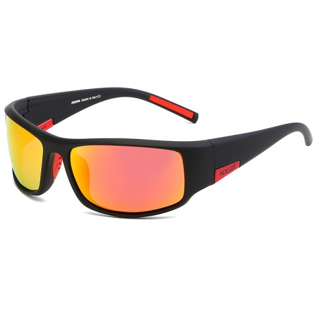 KDEAM Abbeville 3 sluneční brýle, Black / Orange Red (GKD025C03)