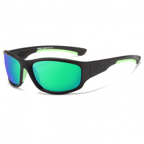 KDEAM Forest 6 sluneční brýle, Black / Green (GKD023C06)