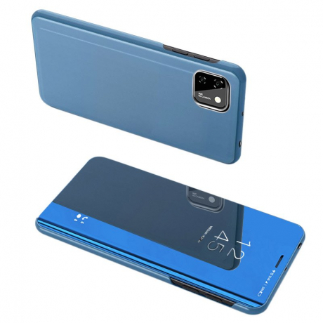 MG Clear View knižkové puzdro na Huawei Y5p, modré