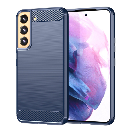 MG Carbon silikónový kryt na Samsung Galaxy S23 Plus, modrý