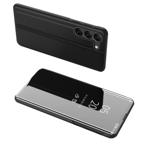 MG Clear View knížkové pouzdro na Samsung Galaxy S23 Plus, černé