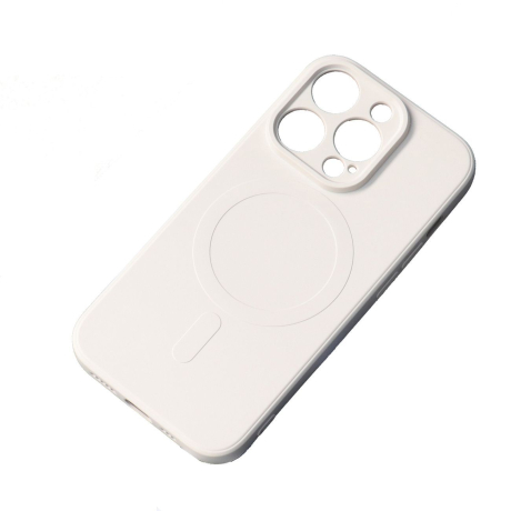 MG Silicone Magsafe kryt na iPhone 13 Pro, béžový