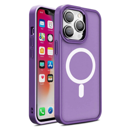 MG Color Matte MagSafe kryt na iPhone 15 Pro, fialový