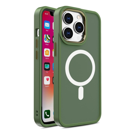 MG Color Matte MagSafe kryt na iPhone 15 Pro, zelený