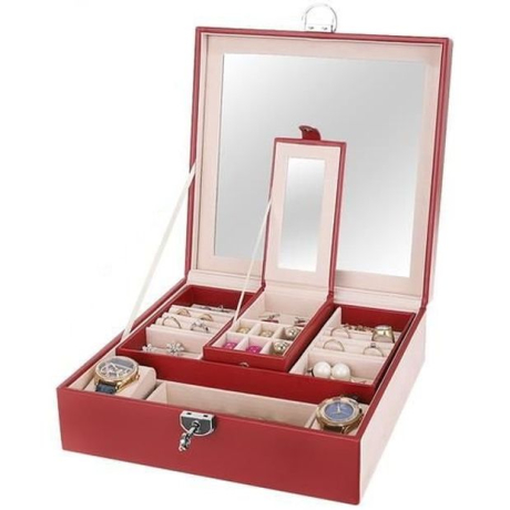 MG Jewelery Box šperkovnice, červená