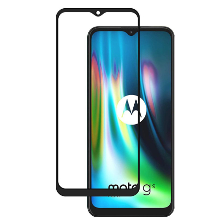 MG Hard Full Glue ochranné sklo na Motorola Moto G9 / G9 Play, černé