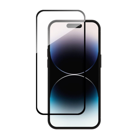 MG Full Cover Flexi Nano ochranné sklo na iPhone 14 Pro Max, černé