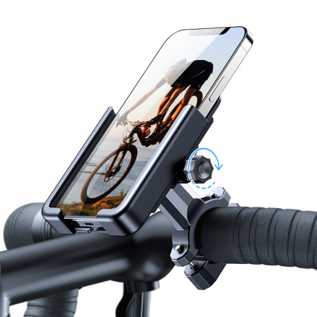MG Metal Bracket držiak na mobil na bicykel, čierny (WBHBK3)