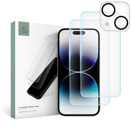 Tech-Protect Supreme Set ochranné sklo na iPhone 15 Plus