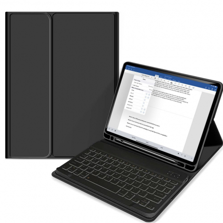 Tech-Protect SC Pen puzdro s klávesnicou na iPad Air 4 2020 / 5 2022, čierne (TEC921018)