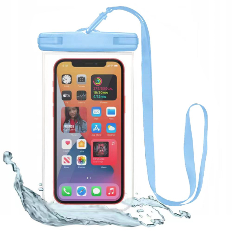 Tech-Protect Waterproof vodotesné pouzdro na mobil 6.9\'\', modré