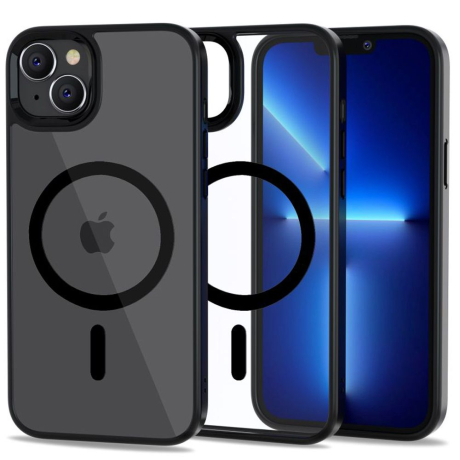 Tech-Protect Magmat MagSafe kryt na iPhone 14 Plus, čierny/priesvitný (MS1017)