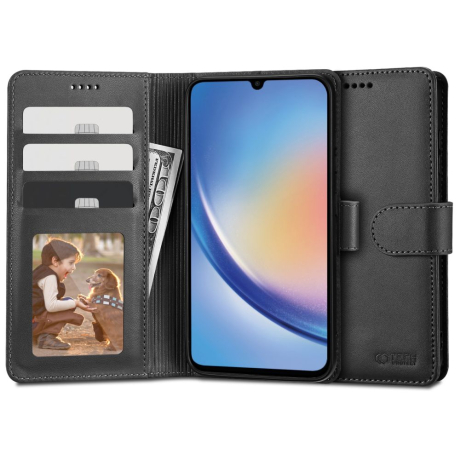 Tech-Protect Wallet knižkové puzdro na Samsung Galaxy A34 5G, čierne