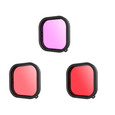 Telesin Lens Filter set filtrů na GoPro Hero 9 / 10 / 11 / 12, barevné (GP-FLT-904)