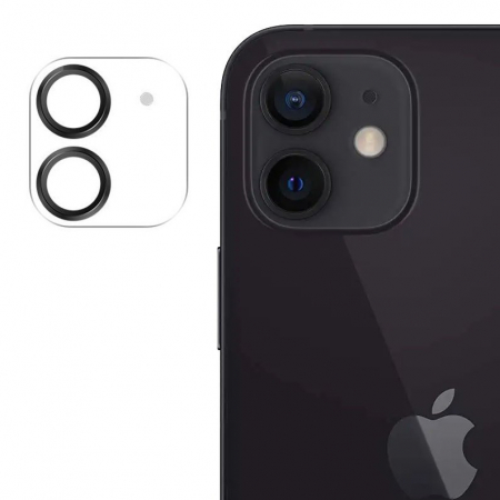 Joyroom Shining tvrzené sklo na kameru na iPhone 12 mini, černé JOY44126