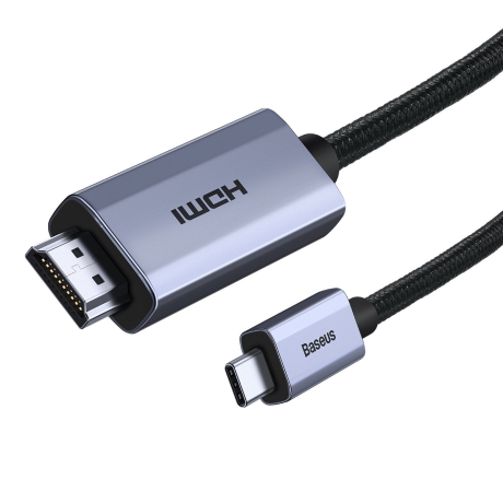 Baseus High Definition kábel USB-C / HDMI 2.0 4K 60Hz 2m, čierny (WKGQ010101)