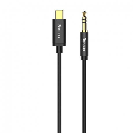Baseus Yiven audio kábel USB-C / 3.5mm jack 1.2m, čierny (CAM01-01)