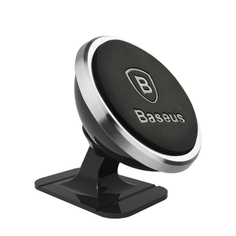 Baseus 360 magnetický držák na mobil do auta, stříbrný
