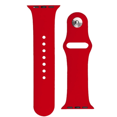 BStrap Silicone remienok na Apple Watch 38/40/41mm, red