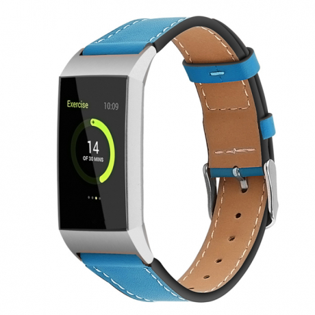 Fitbit Charge 3 Leather Italy (Small) řemínek, Blue (SFI006C05)