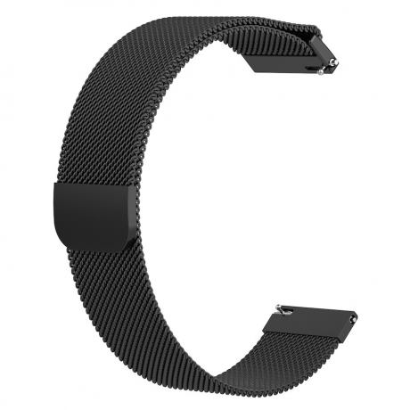 BStrap Milanese remienok na Huawei Watch 3 / 3 Pro, black (SSG010C0112)