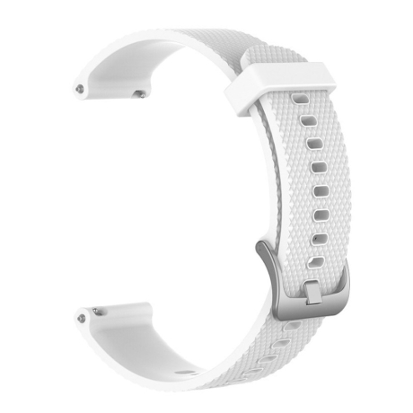 BStrap Silicone Bredon remienok na Huawei Watch GT 42mm, white (SHU001C0212)