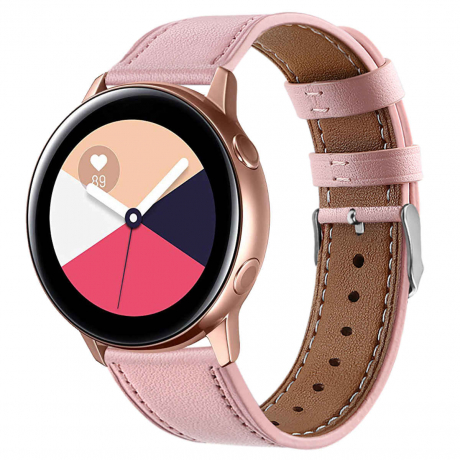 BStrap Leather Italy řemínek na Huawei Watch GT2 42mm, pink (SSG012C0307)