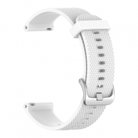 BStrap Silicone Land remienok na Huawei Watch GT 42mm, white (SGA006C0304)