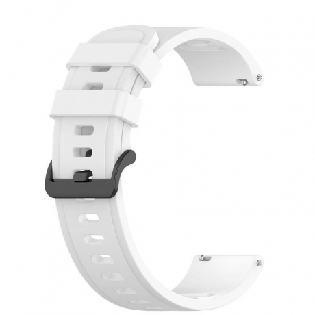 Bstrap Silicone V3 remienok na Samsung Galaxy Watch Active 2 40/44mm, white (SXI010C0202)