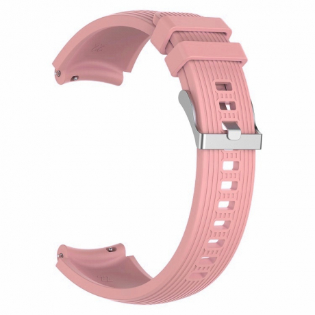 Samsung Galaxy Watch 3 45mm Silicone Davis řemínek, Salmon Pink