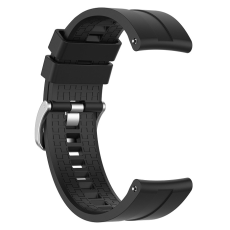 BStrap Silicone Cube řemínek na Huawei Watch GT/GT2 46mm, black (SHU004C0112)