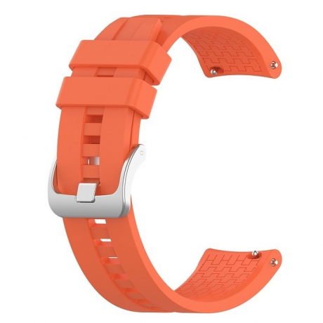 BStrap Silicone Cube řemínek na Huawei Watch 3 / 3 Pro, orange (SHU004C0311)