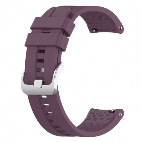BStrap Silicone Cube řemínek na Huawei Watch GT3 46mm, purple plum (SHU004C0710)
