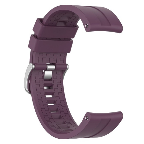 BStrap Silicone Cube řemínek na Huawei Watch GT/GT2 46mm, purple plum (SHU004C0712)