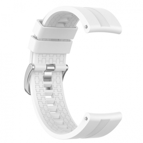 BStrap Silicone Cube řemínek na Samsung Galaxy Watch 3 45mm, white (SHU004C0801)