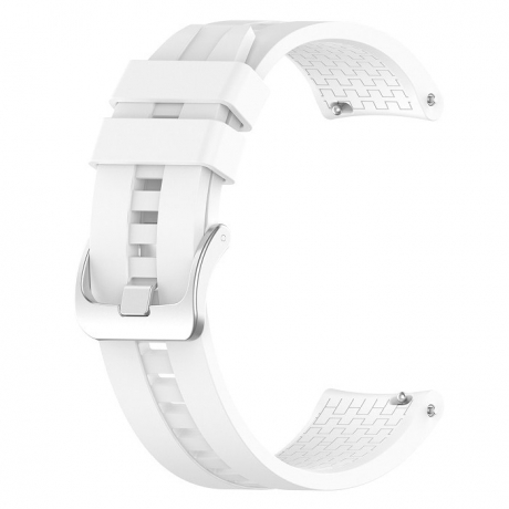 BStrap Silicone Cube remienok na Huawei Watch GT3 46mm, white (SHU004C0810)