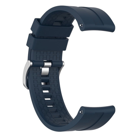 BStrap Silicone Cube řemínek na Huawei Watch GT/GT2 46mm, navy blue (SHU004C1012)
